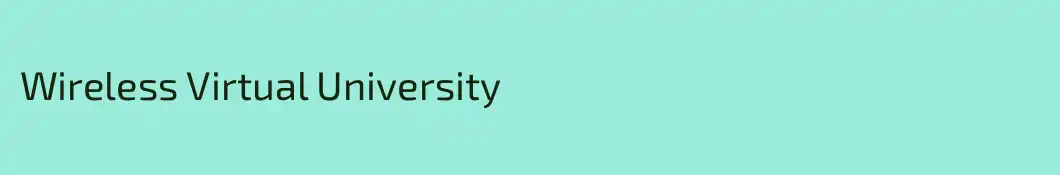 Wireless Virtual University